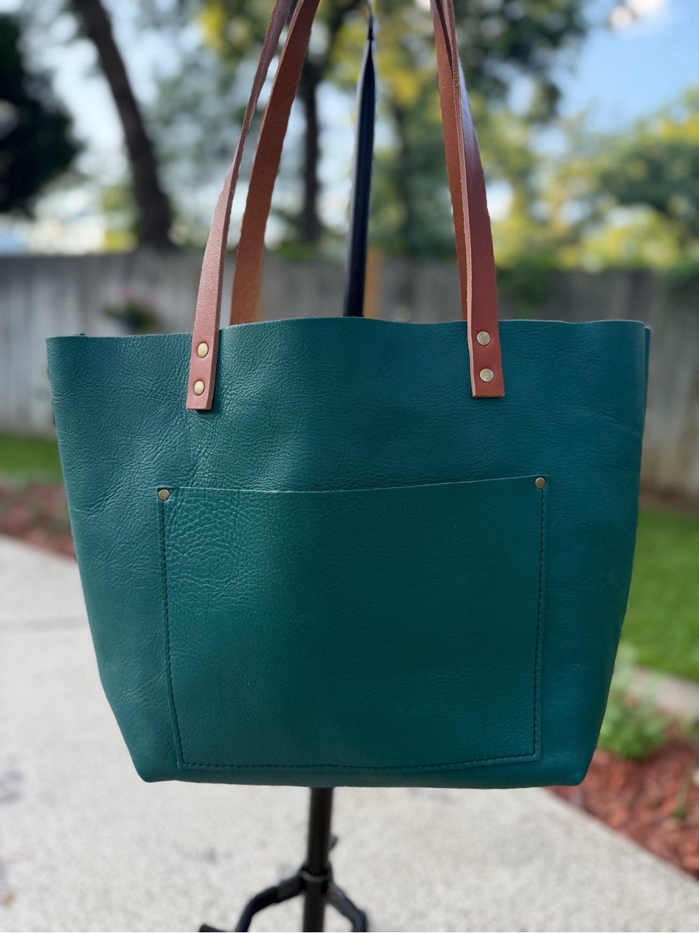 Portland Leather Large Classic Tote Bag